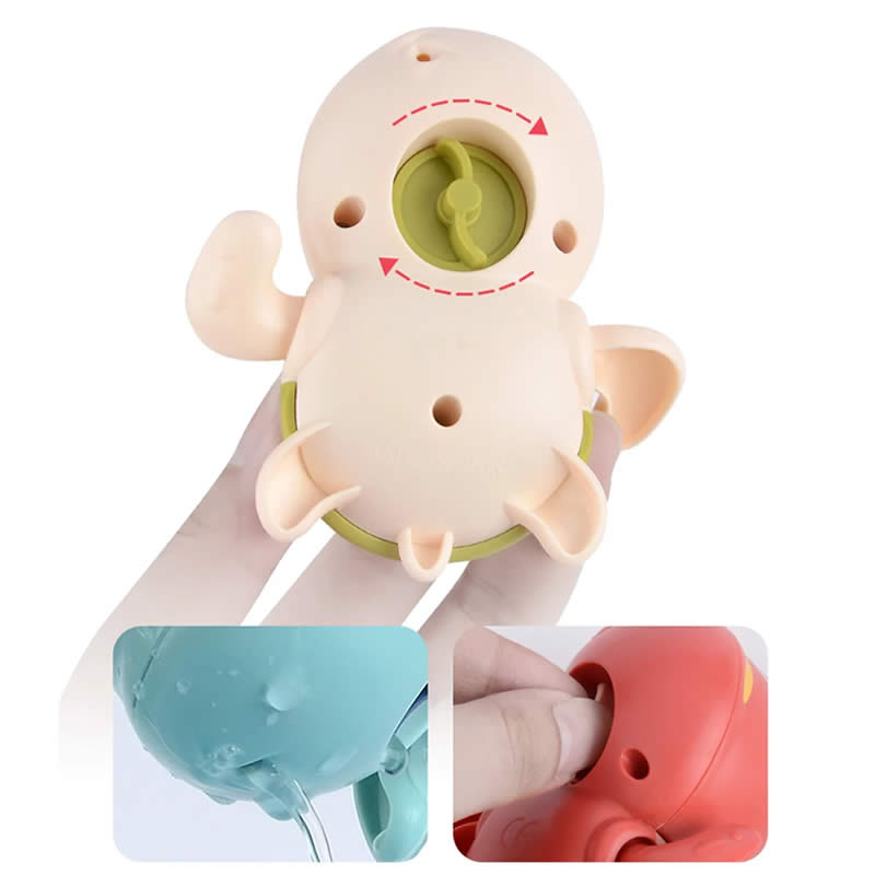 Tartaruga de brinquedo que nada