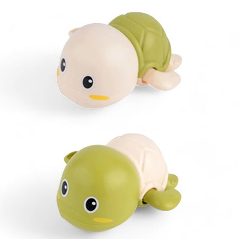 Tartaruga de brinquedo que nada